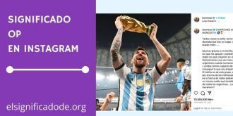 Significado OP en Instagram