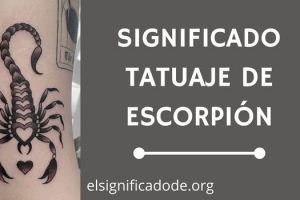 Significado de un Tatuaje de Escorpión