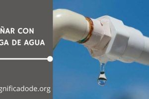 Significado de Soñar con una Fuga de Agua