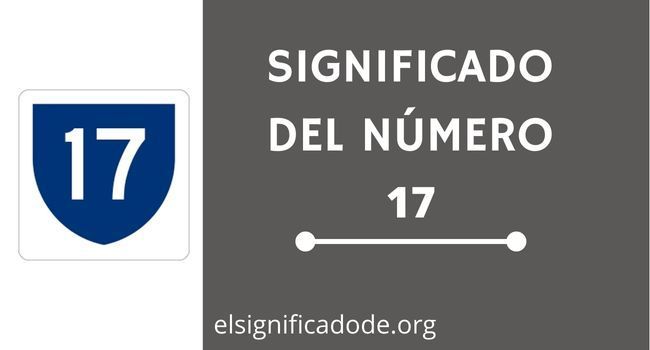 Significado numero 17