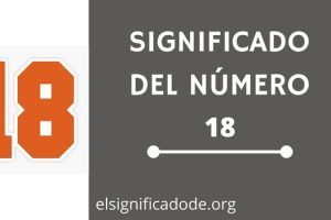 Significado del número 18