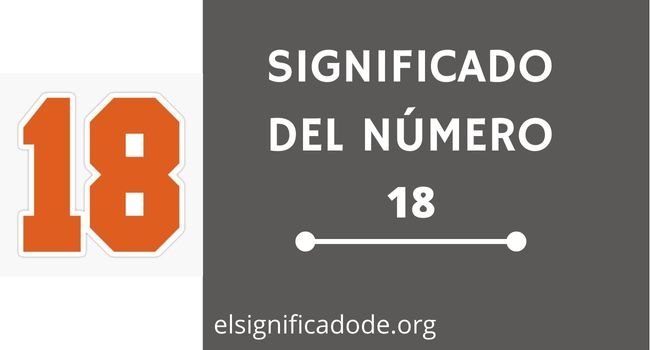 Significado numero 18