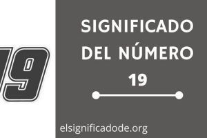 Significado del número 19