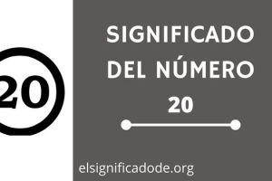 Significado del número 20