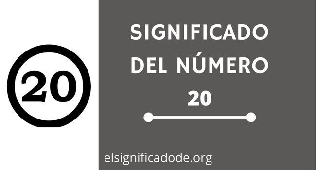 Significado numero 20