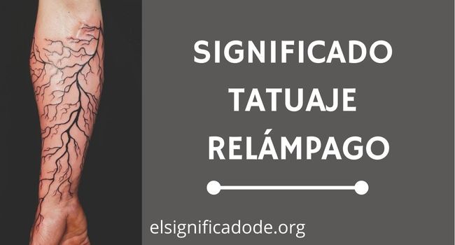 Qué siginifica un tatuaje de relámpago