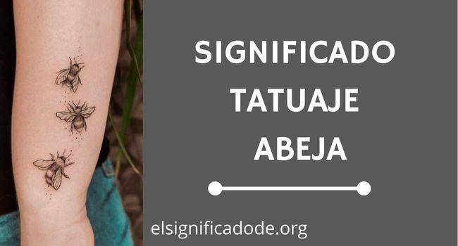 Qué significa un tatuaje de abeja