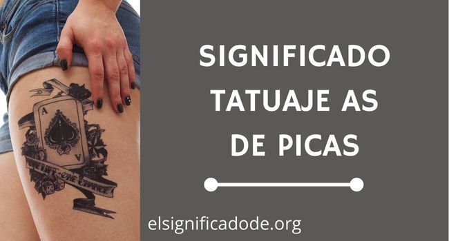 Qué significa tatuaje as de picas