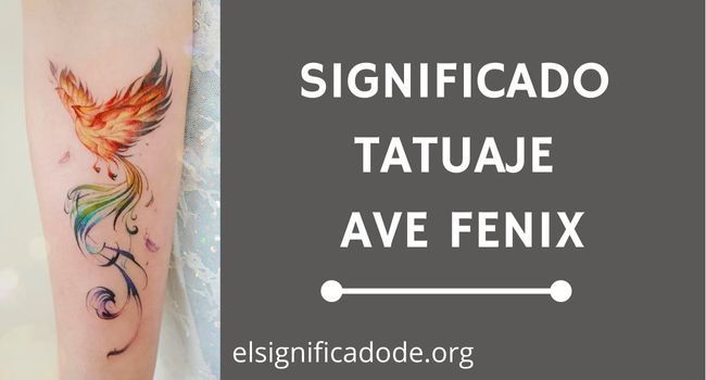 Qué significa tatuaje ave fenix