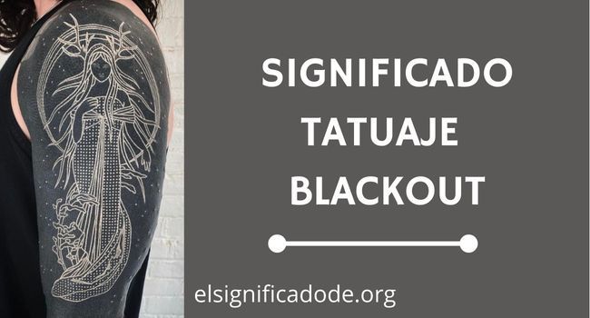 Qué significa un tatuaje blackout