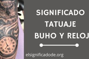 Significado Tatuaje Búho y Reloj