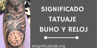 Significado Tatuaje Búho y Reloj