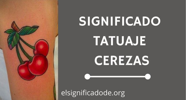Qué significa un tatuaje de cerezas
