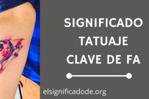 Significado Tatuaje Clave de Fa