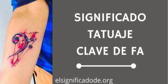 Significado Tatuaje Clave de Fa