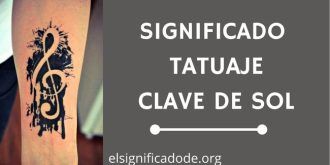 Significado Tatuaje Clave de Sol