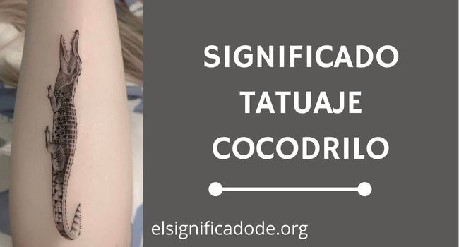 Qué significa un tatuaje de cocodrilo