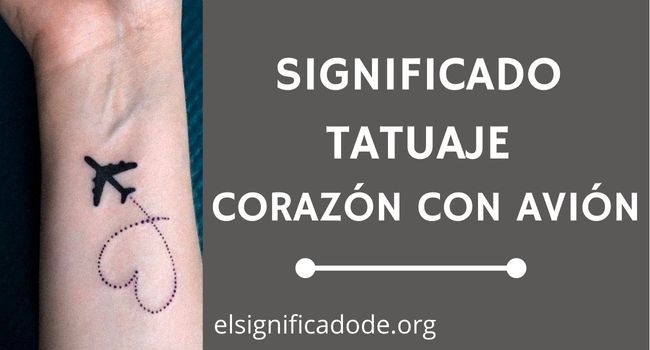 Significado Corazón con Avión