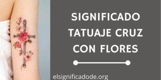 Significado Tatuaje Cruz con Flores