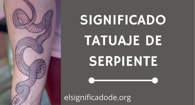 Significado Tatuaje de Serpiente