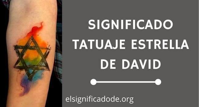 Qué significa un tatuaje estrella de david