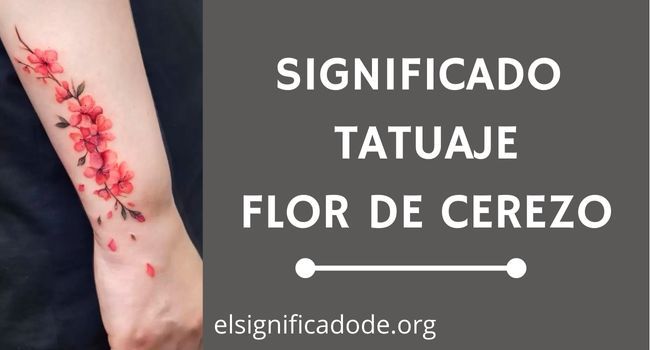 Qué significa un tatuaje de flor de cerezo
