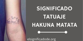 Significado Tatuaje Hakuna Matata