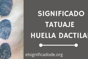 Significado Tatuaje Huella Dactilar