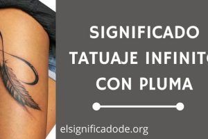Significado tatuaje infinito con pluma