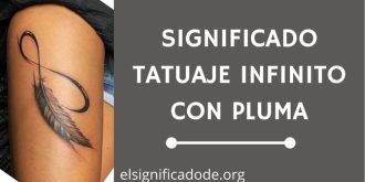 Significado tatuaje infinito con pluma