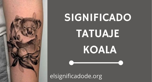 Significado del Tatuaje de un Koala