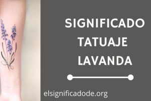 Significado Tatuaje Lavanda