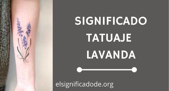 Qué significa un tatuaje de lavanda