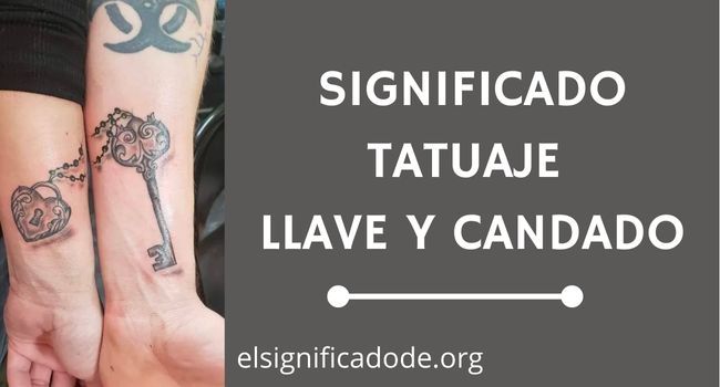 Que significa un tatuaje de llave y candado