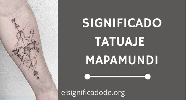 Qué significa un tatuaje de mapamundi