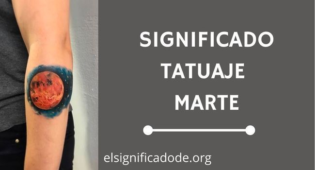 Qué significa un tatuaje del planeta marte