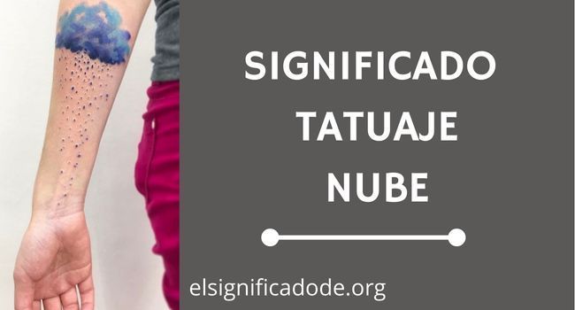Qué significa el tatuaje de una nube