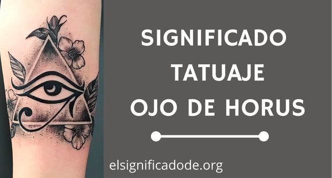 Qué significa tatuaje ojo de horus