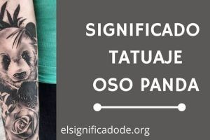 Significado Tatuaje de Oso Panda