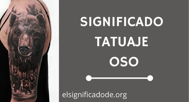 Qué significa el tatuaje de un oso