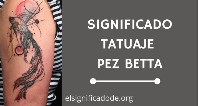 Qué significa un tatuaje de pez betta