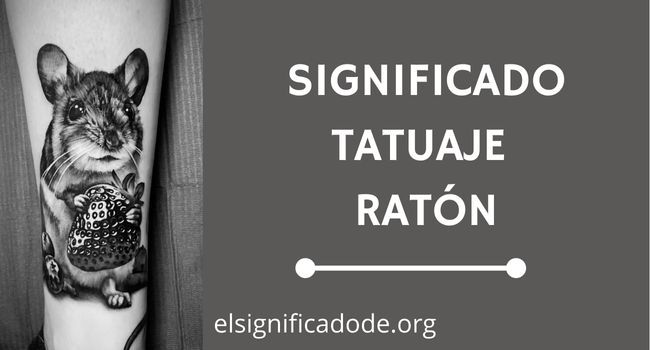 Que significa el tatuaje de un raton