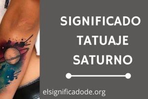 Significado Tatuaje Saturno