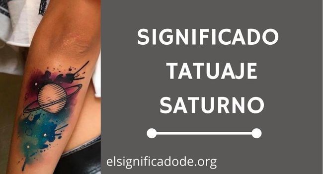 Qué significa un tatuaje de saturno