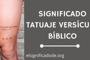 Significado Tatuaje Versículos Bíblicos