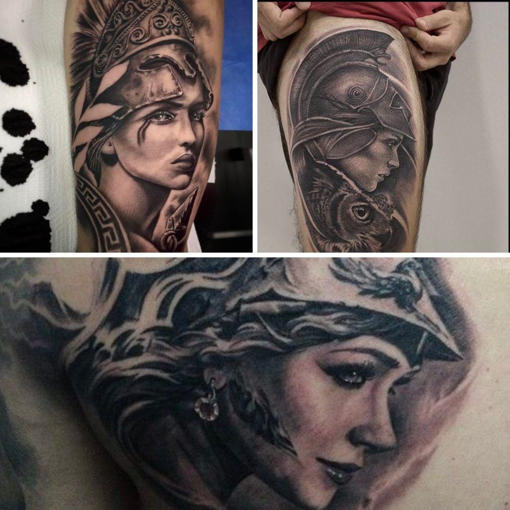 Tatuajes de Atenea