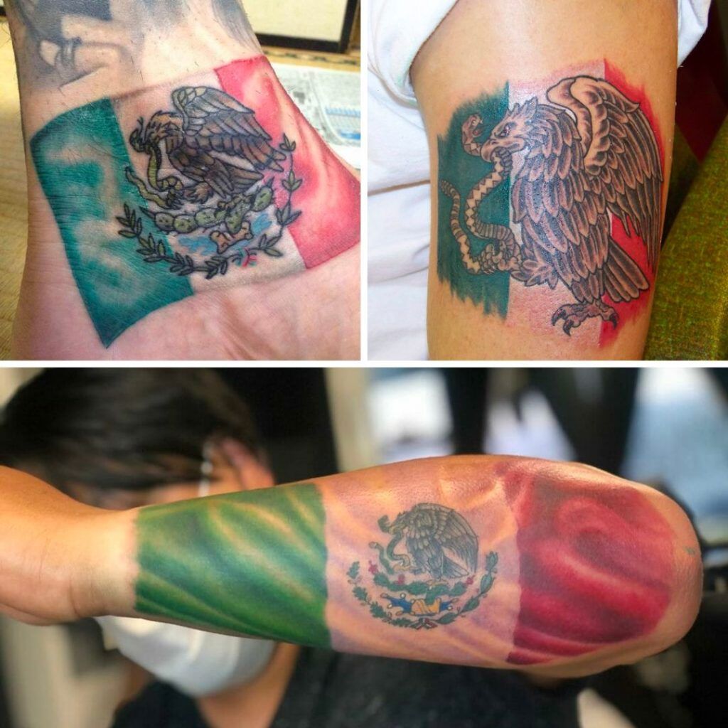 Tatuajes Banderas MExico