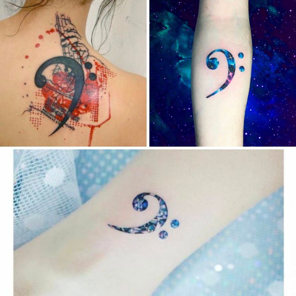Tatuajes de Clave de fa