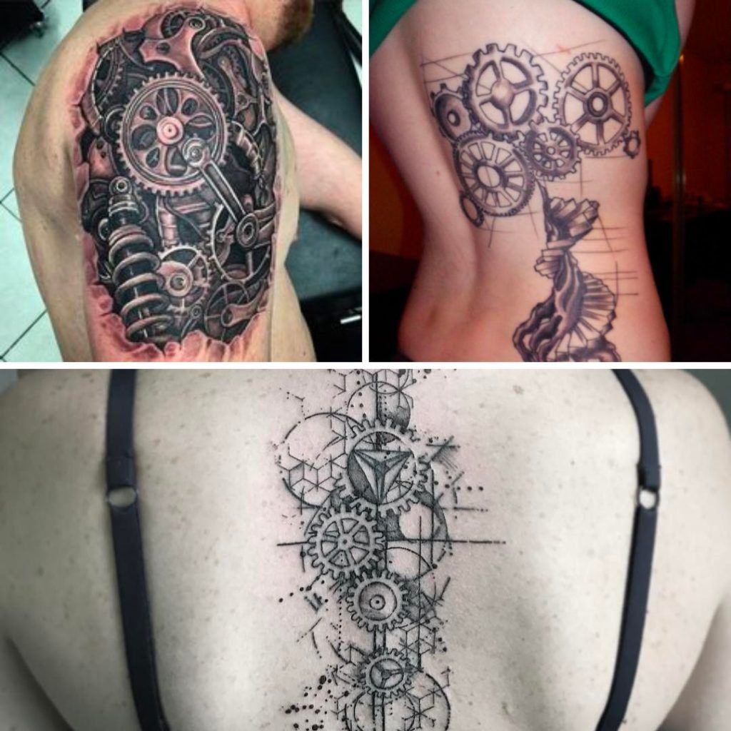 Tatuajes de engranajes
