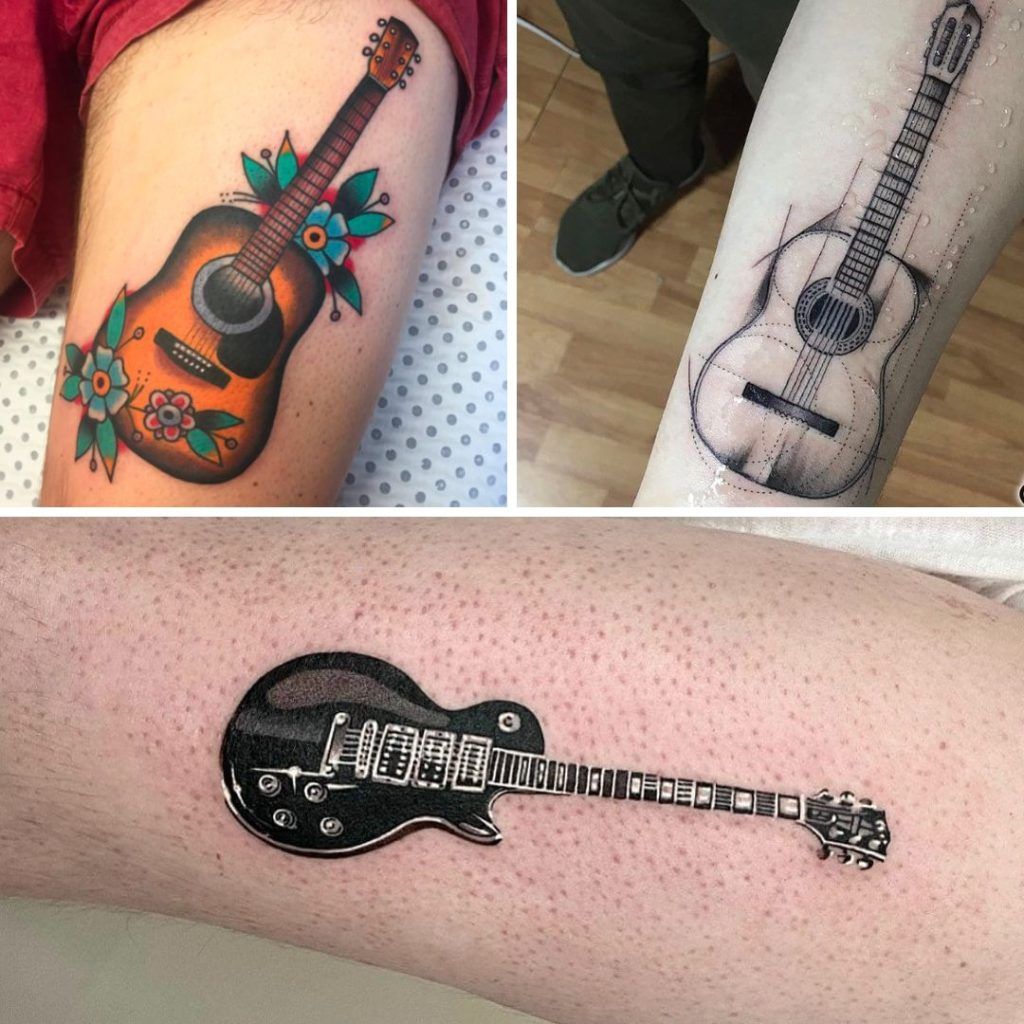 Tatuajes de Guitarra